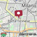 Mapa Minimal Apartment Navigli