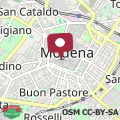 Map Modena Central and Bright Apartament x4