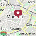 Mapa Modena Centro Junior Suite