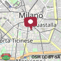 Map 110mq Santa Sofia Apartment, in the center of Milan, 10 min walk from Duomo