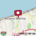 Map Modern Apartment in Alcamo, 90 m², furnished terrace