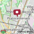 Map Modern Stay with Balcony near Niguarda Hospital