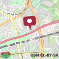 Map Modern studio with garden