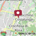 Map Modern threeroom apartment in front of the hospital,Netflix, Wi-Fi