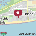 Mapa Modern apartment Bibione