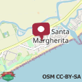 Map Modern Villa in Porto Santa Margherita