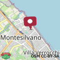 Mappa Moderno appartamento a Montesilvano 54a