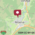 Mappa Moena Appartamento Fior di Melo con WiFi e Riscaldamento