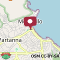 Mapa Mondello Appartament Mare beach