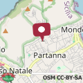 Mapa Mondello bed & beach