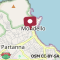 Mapa Mondello Room