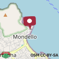 Map Mondello Studio - Ashur Flats with Swimming Pool