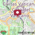 Mapa Monolocale con terrazza vicino al Vaticano