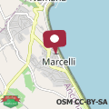 Mappa Monolocale fronte mare a Marcelli – M032