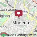 Map Monolocale in centro Modena Pomposa Hideaway