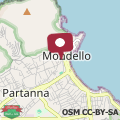 Mappa Mondello Room Monolocale