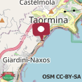 Mapa Monolocale Taormina a 100 Metri da stazione treni e 30 Mt dal mare