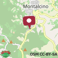 Map Montalcino Tuscany Home - Casa Vacanze Via Osticcio 26