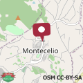 Map Montecelio Golden House