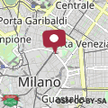Map Montenapoleone - Spiga tiny suite
