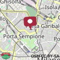 Mapa MoonLight Suite - near Brera and Arco della Pace