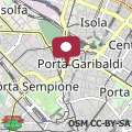 Mapa Moscova Studio - Brera & downtown walking