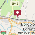 Mapa Mugello Tuscany Bosso di Sopra