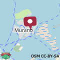 Map Murano Canal View