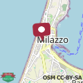 Map Mylina apartment Milazzo