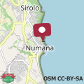 Mappa N276 - Numana, bilocale fronte Spiaggiola con piscina