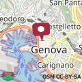 Mappa NELL'ANTICO NOBILIARE PALAZZO DEI ROLLI