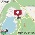 Mappa Nemus Dianae Lake view house in the village of Nemi