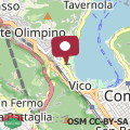 Map New Generation Hostel Como Lake