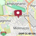 Mapa Newton Milan San Siro