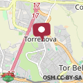 Mapa Next to Tor Vergata University