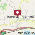 Map Nice apartment in Tuoro sul Trasimeno with pool