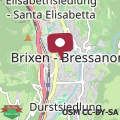 Mapa Nice Living Neue- Moderne Apartments im Herzen von Brixen - kostenlose Brixencard - ideal für Familien, Paare, Geschäftsreisende, Gäste mit Hund und allen Urlaubs Hungrigen