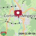Mapa Nido Ampezzano - a short walk from the center