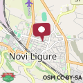 Mapa Novi Ligure central apartment