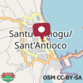 Mappa Nuovissimo appartamento all'ultimo piano con terrazza in centro a Sant'Antioco C170.