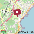 Mapa Oasi Camping Diano Marina