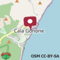 Mappa Oasi in centro - Cala Gonone