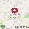 Map Oikia Vacanze Uggiano la Chiesa Casa Dante