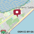 Map Olaszelmeny Beach Caravans Lignano Sabbiadoro