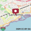 Map Old Town Apartment Sanremo