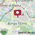 Map Old Town Pavia