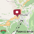 Map Oliver - La Golette Apartment - Two-rooms La Thuile