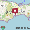 Map Capri beach relais Oltremare