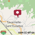 Map on a picturesque hillside, breathtaking views of Cortona