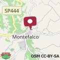 Map Pardi Casa apartment in the heart of Montefalco